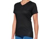 100% Women's Airmatic Short Sleeve Jersey (Black) (S)