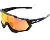 Image 1 for 100% Speedtrap Sunglasses (Soft Tact Black) (HiPER Red Multilayer)