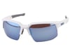100% Speedcoupe Sunglasses (Matte White) (HiPER Blue Multilayer Mirror Lens)