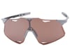 100% Hypercraft Sunglasses (Matte Stone Grey) (HiPER Silver Mirror Lens)
