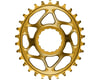 Absolute Black Direct Mount Race Face Cinch Oval Chainrings (Gold) (Single) (3mm Offset/Boost) (28T)