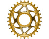 Absolute Black Direct Mount Race Face Cinch Oval Chainrings (Gold) (Single) (3mm Offset/Boost) (30T)
