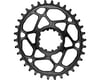 Absolute Black SRAM GXP Direct Mount Oval Chainrings (Black) (Single) (3mm Offset/Boost) (34T)