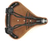 Image 4 for Brooks B67 S Pre-Aged Women's Saddle (Dark Tan) (Black Steel Rails) (210mm)