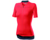 Image 1 for Castelli Anima 3 Women's Short Sleeve Jersey (Brilliant Pink/Dark Steel Blue) (XS)