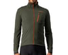 Image 1 for Castelli Go Jacket (Military Green/Fiery Red) (S)