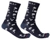 Castelli Fuga 18 Socks (Savile Blue/Silver Grey) (2XL)