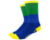 DeFeet Aireator 6" Socks (Blue/Green) (XL)