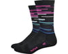 DeFeet Wooleator 6" DNA Socks (Charcoal/Blue/Pink) (S)