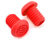 Image 1 for Deity Plunger Nylon End Plugs (Red)