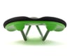 Image 3 for Fabric Scoop Flat Elite Saddle (Black/Green) (Chromoly Rails)