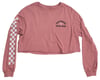 Image 1 for Fasthouse Inc. Star Long Sleeve Women's Crop Tee (Heather Mauve) (S)