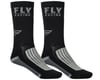 Fly Racing Factory Rider Socks (Black/Grey) (L/XL)