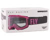 Image 3 for Fly Racing Youth Focus Goggles (Pink/Black) (Clear Lens)
