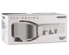 Image 4 for Fly Racing Zone Pro Goggles (White/Grey) (Silver Mirror/Smoke Lens) (w/ Post)