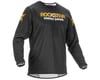 Image 1 for Fly Racing Kinetic Rockstar Jersey (Black/Gold) (XL)