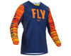 Image 1 for Fly Racing Kinetic Wave Jersey (Navy/Orange) (L)