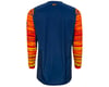 Image 2 for Fly Racing Kinetic Wave Jersey (Navy/Orange) (L)