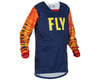 Fly Racing Youth Kinetic Wave Jersey (Navy/Yellow/Red) (Youth M)