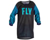 Image 1 for Fly Racing Youth Kinetic Mesh Jersey (Black/Blue/Purple) (Youth XL)