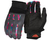Image 1 for Fly Racing Youth F-16 Gloves (Grey/Pink/Bue) (Youth L)