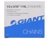 Image 2 for Giant Standard 3/32" Chain (Brown/Silver) (5-6 Speed) (116 Links)