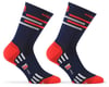 Giordana FR-C Tall Lines Socks (Midnight Blue/Red/Grey) (M)