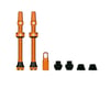 Muc-Off V2 Tubeless Presta Valves (Orange) (Pair) (80mm)