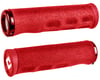 ODI F-1 Dread Lock Grips (Red) (Lock On) (130mm) (Pair)