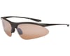 Image 1 for Optic Nerve Tightrope Sunglasses (Black) (Brown Silver Flash Lens)