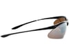 Image 2 for Optic Nerve Tightrope Sunglasses (Black) (Brown Silver Flash Lens)