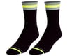 Pearl Izumi Flash Reflective Socks (Black/Screaming Yellow) (L)