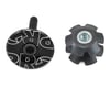 Image 1 for Shimano Gap Cap & Star Nut for Alloy Steerers (Black Anodized) (1-1/8")
