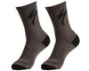 Image 1 for Specialized Merino Midweight Tall Logo Socks (Gunmetal) (S)