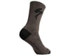 Image 2 for Specialized Merino Midweight Tall Logo Socks (Gunmetal) (S)