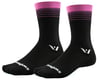 Swiftwick Aspire Seven Socks (Pink Stripe) (L)
