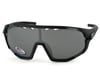 Tifosi Sledge Sunglasses (Matte Black) (Smoke/AC Red/Clear Lenses)