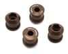 Image 1 for Wolf Tooth Components Dual Hex Fitting Chainring Bolts (Espresso) (6mm) (4 Pack)