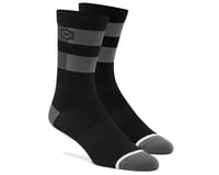 100% FLOW Socks (Black/Grey)