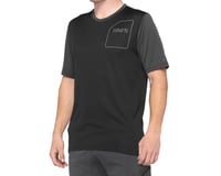 100% Ridecamp Men's Short Sleeve Jersey (Charcoal/Black)