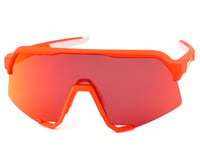 100% S3 Sunglasses (Soft Tact Neon Orange)