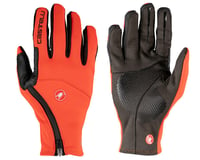 Castelli Mortirolo Long Finger Gloves (Fiery Red)