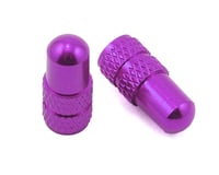 Deity Presta Valve Caps (Purple) (Pair)
