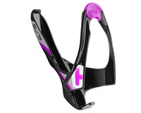 Elite Cannibal Lateral Entry Water Bottle Cage (Black/Purple Logo)