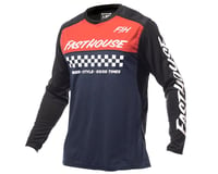 Fasthouse Inc. Alloy Mesa Long Sleeve Jersey (Heather Red/Navy)