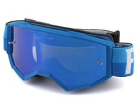 Fly Racing Zone Youth Goggles (Blue) (Sky Blue Mirror Lens)