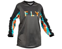Fly Racing Women's F-16 Jersey (Grey/Pink/Blue)