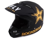 Fly Racing Kinetic Rockstar Helmet (Matte Black/Gold)