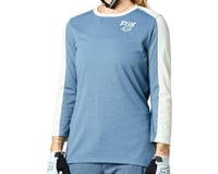 Fox Racing Women's Ranger DriRelease 3/4 Sleeve Jersey (Matte Blue)