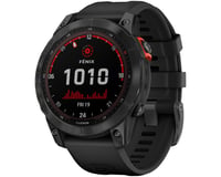 Garmin Fenix 7X Solar GPS Smartwatch (Slate Grey + Black Band)